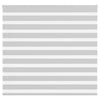 Vidaxl zebra rolgordijn 160x150 cm stofbreedte 155,9 cm lichtgrijs