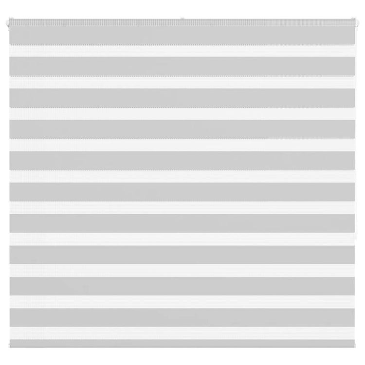 Vidaxl zebra rolgordijn 160x150 cm stofbreedte 155,9 cm lichtgrijs