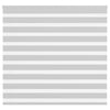 Vidaxl zebra rolgordijn 165x150 cm stofbreedte 160,9 cm lichtgrijs