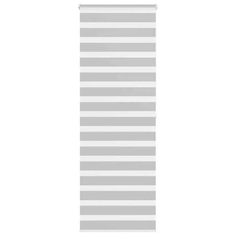 Vidaxl zebra rolgordijn 75x200 cm stofbreedte 70,9 cm lichtgrijs