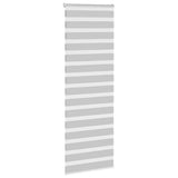 Vidaxl zebra rolgordijn 75x200 cm stofbreedte 70,9 cm lichtgrijs - afbeelding 3