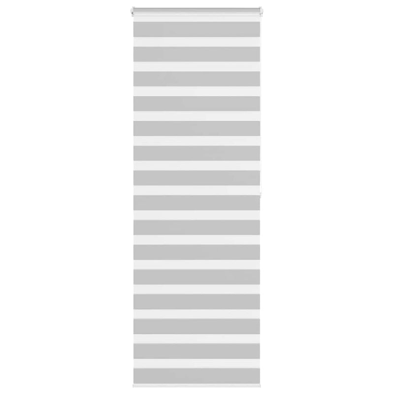 Vidaxl zebra rolgordijn 80x200 cm stofbreedte 75,9 cm lichtgrijs