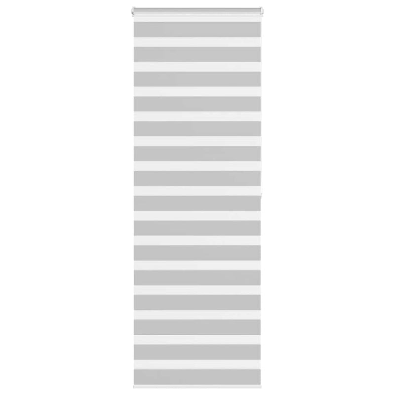 Vidaxl zebra rolgordijn 90x200 cm stofbreedte 85,9 cm lichtgrijs
