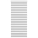 Vidaxl zebra rolgordijn 95x200 cm stofbreedte 90,9 cm lichtgrijs