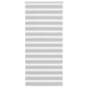 Vidaxl zebra rolgordijn 110x200 cm stofbreedte 105,9 cm lichtgrijs