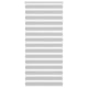 Vidaxl zebra rolgordijn 115x200 cm stofbreedte 110,9 cm lichtgrijs