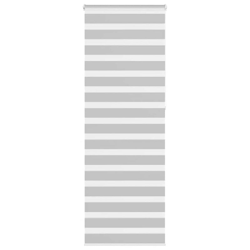 Vidaxl zebra rolgordijn 90x230 cm stofbreedte 85,9 cm lichtgrijs