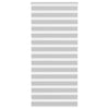 Vidaxl zebra rolgordijn 95x230 cm stofbreedte 90,9 cm lichtgrijs