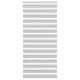 Vidaxl zebra rolgordijn 105x230 cm stofbreedte 100,9 cm lichtgrijs