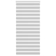 Vidaxl zebra rolgordijn 110x230 cm stofbreedte 105,9 cm lichtgrijs
