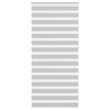 Vidaxl zebra rolgordijn 115x230 cm stofbreedte 110,9 cm lichtgrijs