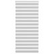 Vidaxl zebra rolgordijn 115x230 cm stofbreedte 110,9 cm lichtgrijs