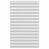 Vidaxl zebra rolgordijn 140x230 cm stofbreedte 135,9 cm lichtgrijs