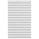 Vidaxl zebra rolgordijn 150x230 cm stofbreedte 145,9 cm lichtgrijs