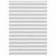 Vidaxl zebra rolgordijn 165x230 cm stofbreedte 160,9 cm lichtgrijs