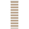 Vidaxl zebrajaloezie 40x100 cm stofbreedte 35,9 cm polyester zandbruin