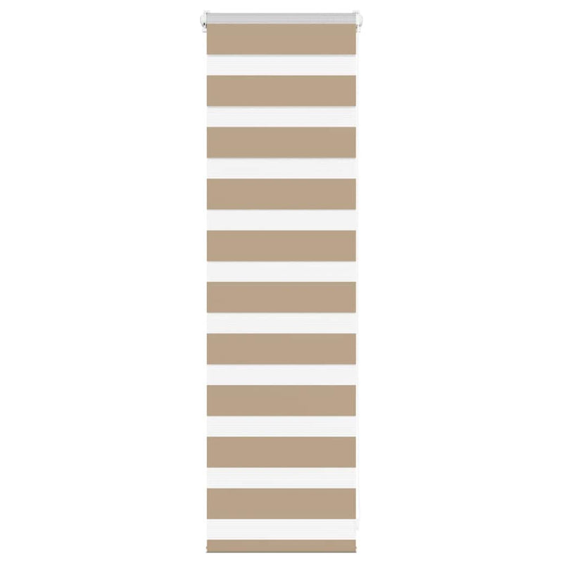 Vidaxl zebrajaloezie 40x100 cm stofbreedte 35,9 cm polyester zandbruin