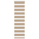 Vidaxl zebra blind 50x100 cm stofbreedte 45,9 cm polyester zandbruin