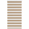 Vidaxl zebra blind 75x100 cm stofbreedte 70,9 cm polyester zandbruin