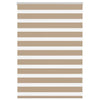 Vidaxl zebra blind 95x100 cm stofbreedte 90,9 cm polyester zandbruin