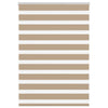 Vidaxl zebra blind 95x100 cm stofbreedte 90,9 cm polyester zandbruin