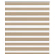Vidaxl zebra blind 125x100 cm stofbreedte 120,9 cm polyester zandbruin