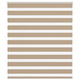 Vidaxl zebra blind 135x100 cm stofbreedte 130,9 cm polyester zandbruin