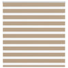 Vidaxl zebra blind 145x100 cm stofbreedte 140,9 cm polyester zandbruin