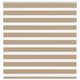 Vidaxl zebra blind 145x100 cm stofbreedte 140,9 cm polyester zandbruin