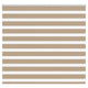 Vidaxl zebra blind 160x100 cm stofbreedte 155,9 cm polyester zandbruin