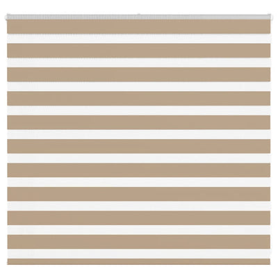 Vidaxl zebra blind 165x100 cm stofbreedte 160,9 cm polyester zandbruin