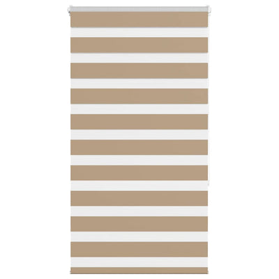 Vidaxl zebra blind 70x150 cm stofbreedte 65,9 cm polyester zandbruin
