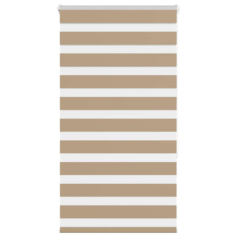 Vidaxl zebra blind 90x150 cm stofbreedte 85,9 cm polyester zandbruin