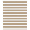 Vidaxl zebra blind 125x150 cm stofbreedte 120,9 cm polyester zandbruin