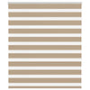 Vidaxl zebra blind 135x150 cm stofbreedte 130,9 cm polyester zandbruin