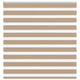 Vidaxl zebra blind 150x150 cm stofbreedte 145,9 cm polyester zandbruin