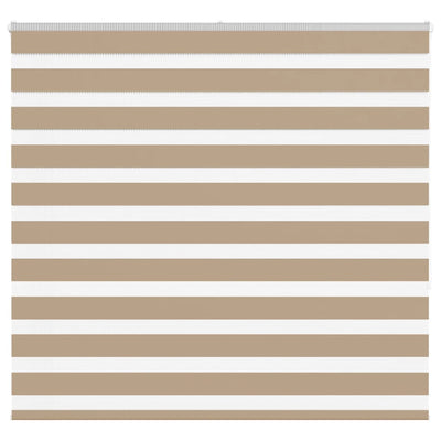 Vidaxl zebra blind 165x150 cm stofbreedte 160,9 cm polyester zandbruin