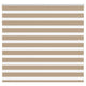 Vidaxl zebra blind 165x150 cm stofbreedte 160,9 cm polyester zandbruin