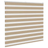 Vidaxl zebra blind 165x150 cm stofbreedte 160,9 cm polyester zandbruin