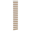 Vidaxl zebra blind 50x200 cm stofbreedte 55,9 cm polyester zandbruin