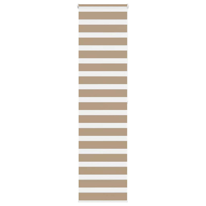 Vidaxl zebra blind 60x200 cm stofbreedte 55,9 cm polyester zandbruin