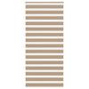 Vidaxl zebra blind 105x200 cm stofbreedte 100,9 cm polyester zandbruin