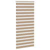 Vidaxl zebra blind 110x200 cm stofbreedte 105,9 cm polyester zandbruin