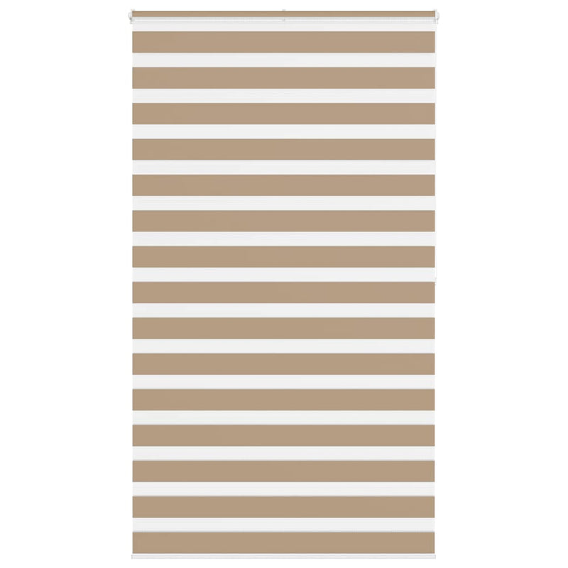 Vidaxl zebra blind 120x200 cm stofbreedte 115,9 cm polyester zandbruin
