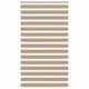 Vidaxl zebra blind 125x200 cm stofbreedte 120,9 cm polyester zandbruin