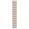Vidaxl zebra blind 50x230 cm stofbreedte 55,9 cm polyester zandbruin