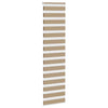 Vidaxl zebra blind 60x230 cm stofbreedte 55,9 cm polyester zandbruin