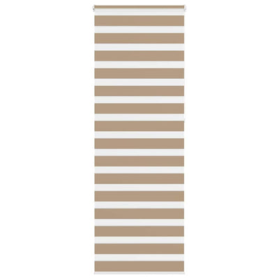 Vidaxl zebra blind 75x230 cm stofbreedte 70,9 cm polyester zandbruin