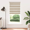 Vidaxl zebra blind 100x230 cm stofbreedte 95,9 cm polyester zandbruin
