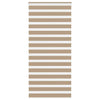 Vidaxl zebra blind 110x230 cm stofbreedte 105,9 cm polyester zandbruin